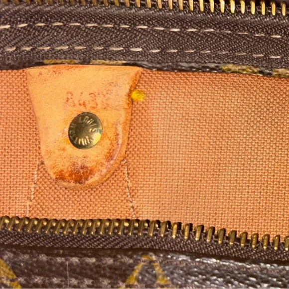 Louis Vuitton Monogram Canvas Speedy Top-Handle Bag in Brown and Tan - Picture 6 of 6